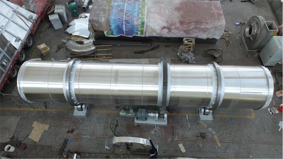 Secador rotatorio de aguas residuales de la máquina más seca industrial del barro en la industria alimentaria