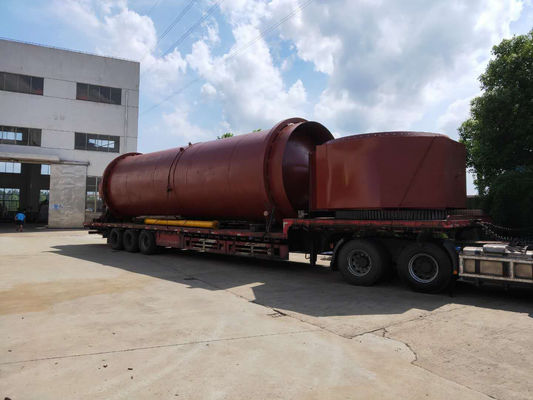 Secador industrial del horno rotatorio del secador del barro de aguas residuales para los materiales de la metalurgia/de construcción