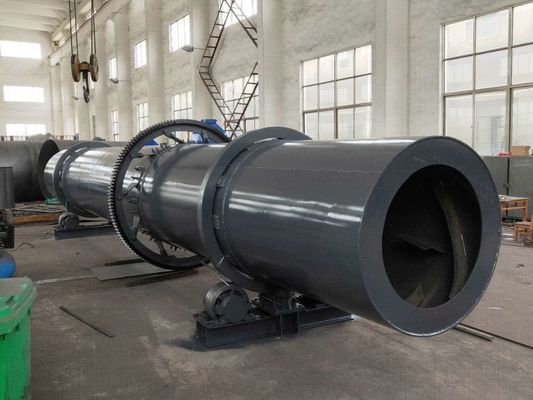 Secador industrial del horno rotatorio del secador del barro de aguas residuales para los materiales de la metalurgia/de construcción