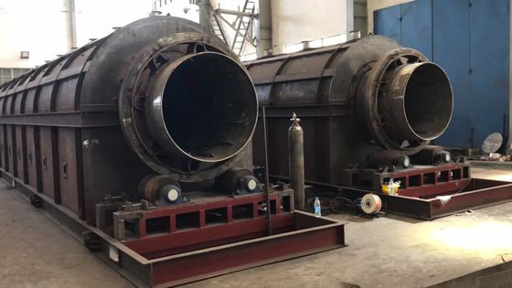Secador industrial del horno rotatorio del secador del barro de aguas residuales para los materiales de la metalurgia/de construcción