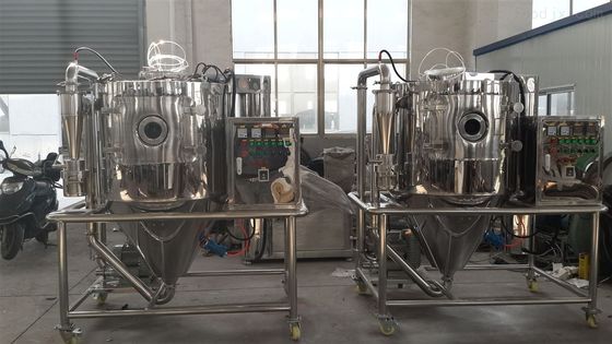 fase 380V 50HZ de la máquina 3 del secador de espray del laboratorio 5kg/H para la transformación de los alimentos