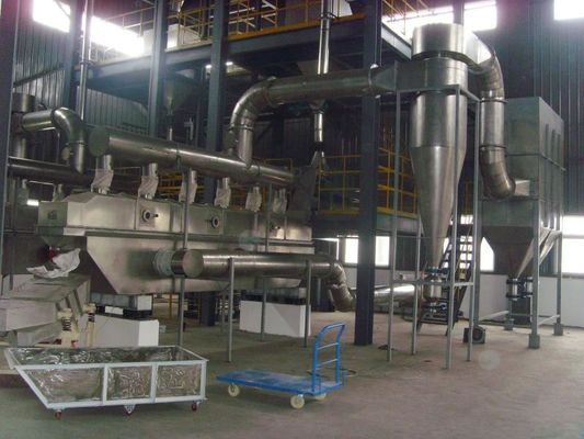 Ahorro de la energía modificado para requisitos particulares dimensión vibrante de la industria alimentaria del secador en lecho fluidificado