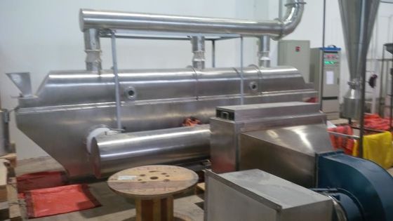 Ahorro de la energía modificado para requisitos particulares dimensión vibrante de la industria alimentaria del secador en lecho fluidificado