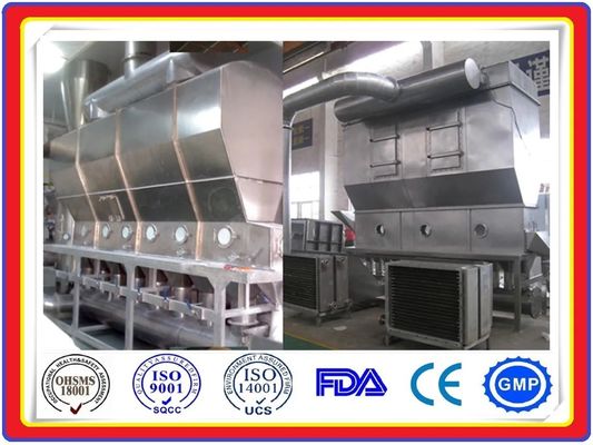 Secador vibrante de la cama flúida para la operación fácil farmacéutica garantía de 1 año