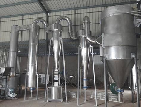 Ahorro de la energía rotatorio de acero inoxidable de la máquina del secador de destello para los pesticidas