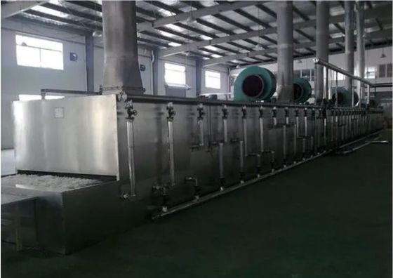 Transportador de una sola capa Mesh Belt Dryer Machine SUS316 SUS316L