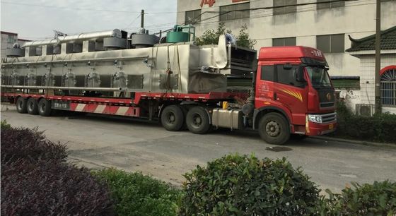 Transportador de una sola capa Mesh Belt Dryer Machine SUS316 SUS316L