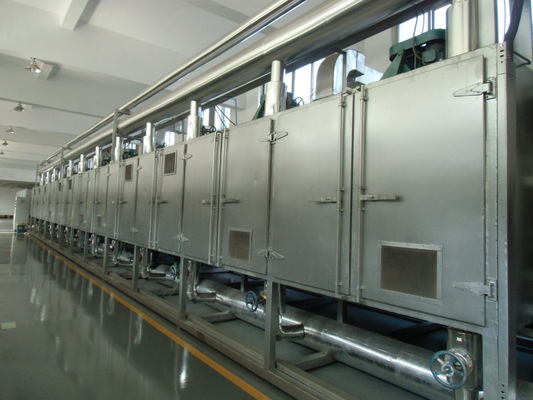 Transportador de una sola capa Mesh Belt Dryer Machine SUS316 SUS316L