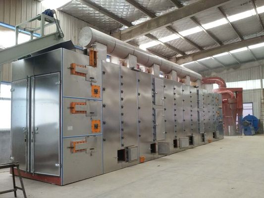 operación fácil de la máquina de 220V 380V del secador industrial más seco continuo de la correa