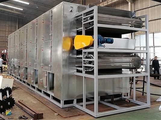 Sistema de sequedad más seco continuo de múltiples capas vegetal de la banda transportadora de la máquina
