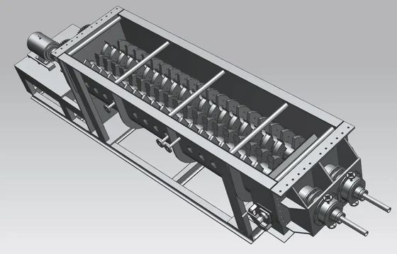 Un sistema más seco de la paleta rotatoria de SS304 SS316L para la goma/la mezcla/el barro