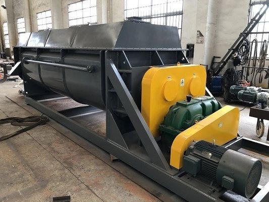 Una máquina más seca del barro hueco de la cuchilla, secador rotatorio de la paleta del vacío