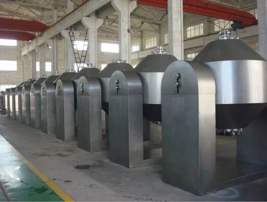El mezclador industrial de SUS304 SUS316L trabaja a máquina el secador rotatorio del vacío del cono doble