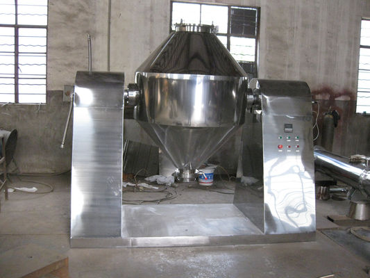 El mezclador industrial de SUS304 SUS316L trabaja a máquina el secador rotatorio del vacío del cono doble