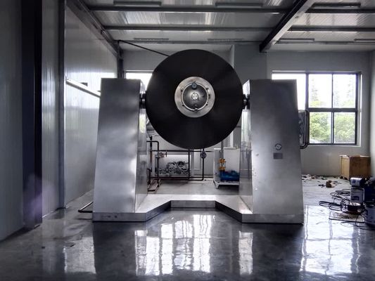 El mezclador industrial de SUS304 SUS316L trabaja a máquina el secador rotatorio del vacío del cono doble