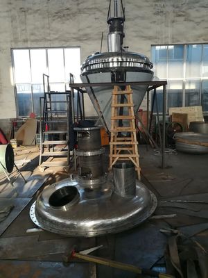 Mezclador doble de la licuadora del cono del tornillo cónico, mezclador espiral de la cinta