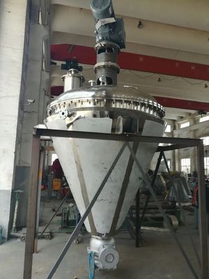 Mezclador doble de la licuadora del cono del tornillo cónico, mezclador espiral de la cinta
