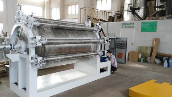 Secador de tambor rotatorio industrial en acero inoxidable de la industria alimentaria