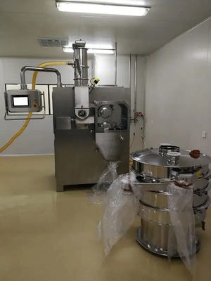 Granulador seco farmacéutico del polvo de la máquina del compresor del rodillo