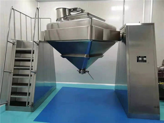 el mezclador industrial grande 1.5kw-22kw trabaja a máquina el mezclador cuadrado del cono para la comida/la sustancia química