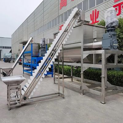 Licuadora horizontal de la cinta del doble hélice del mezclador 250L-10000L de la licuadora de la cinta de WLDH