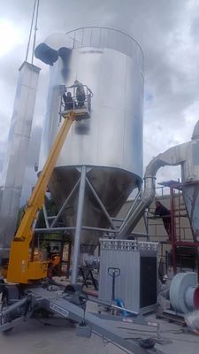 Máquina secadora por pulverización de 2-30kw para comida de glucosa en polvo de té de harina de sangre de cerdo