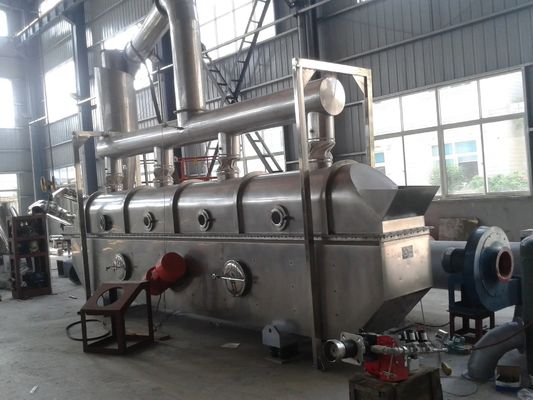 Secador de cama fluidizado eficiente en energía con sistema de control PLC y capacidad de 100-1000 kg/h